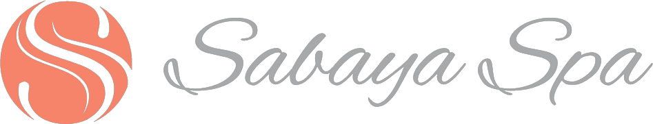Sabaya Spa logo with stylized S.